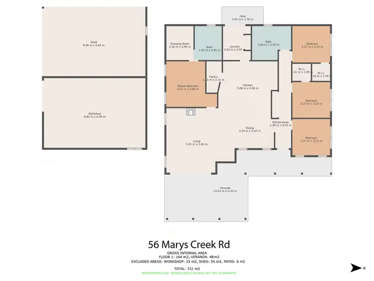 Floorplan of Homely rural property listing, 56 Marys Creek Road, Pie Creek QLD 4570