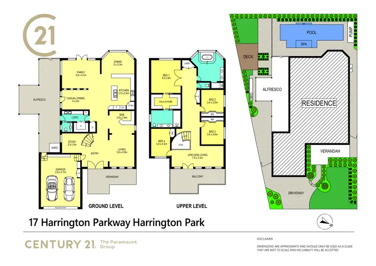 Floorplan of Homely house listing, 17 Harrington Parkway, Harrington Park NSW 2567