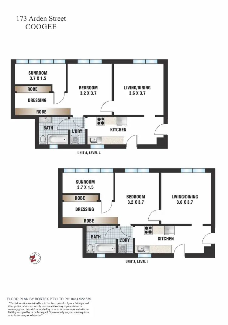 Floorplan of Homely block of units listing, 173 Arden Street, Coogee NSW 2034
