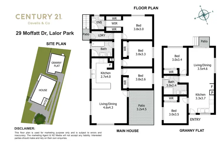 Floorplan of Homely house listing, 29 Moffatt Drive, Lalor Park NSW 2147