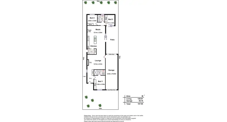 Floorplan of Homely house listing, 10 Brighton Drive, Seaford Rise SA 5169