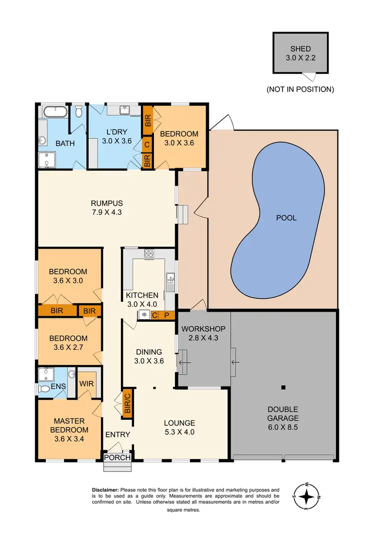 Floorplan of Homely house listing, 14 Glenelg Street, Dandenong North VIC 3175