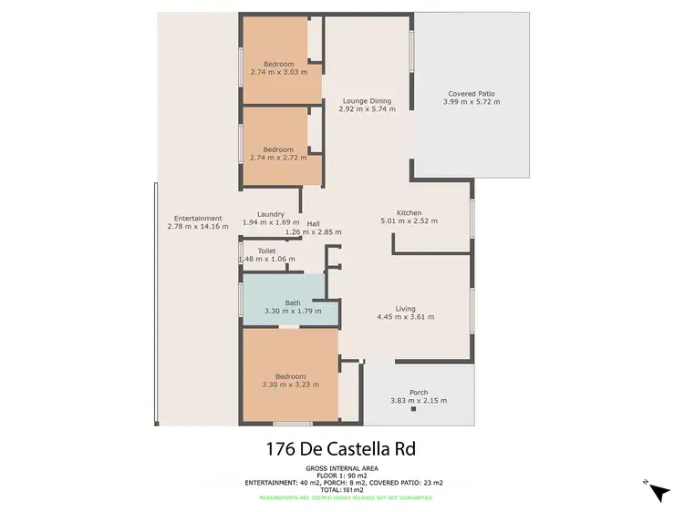 Floorplan of Homely rural property listing, 176 De Castella Road, The Palms QLD 4570