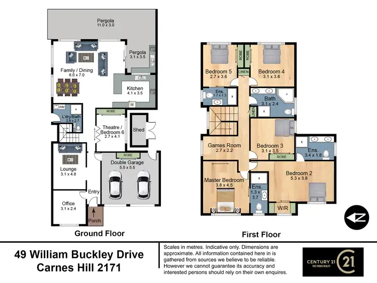 Floorplan of Homely house listing, 49 William Buckley Drive, Carnes Hill NSW 2171