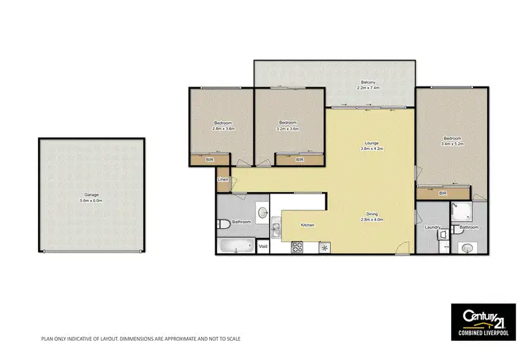 Floorplan of Homely unit listing, 26/20-22 George Street, Liverpool NSW 2170