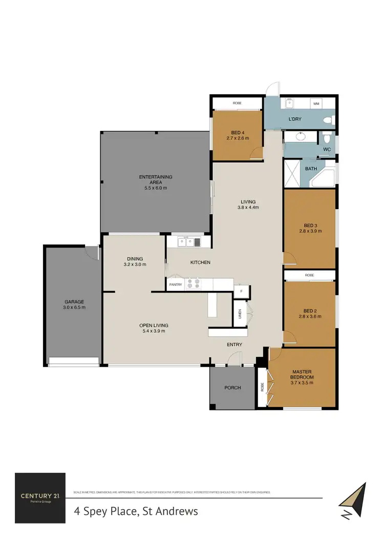 Floorplan of Homely house listing, 4 Spey Place, St Andrews NSW 2566