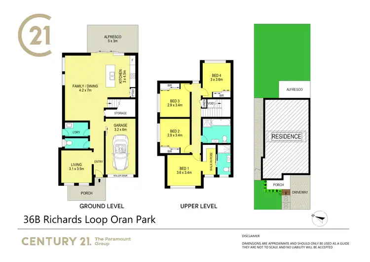 Floorplan of Homely house listing, 36b Richards Loop, Oran Park NSW 2570