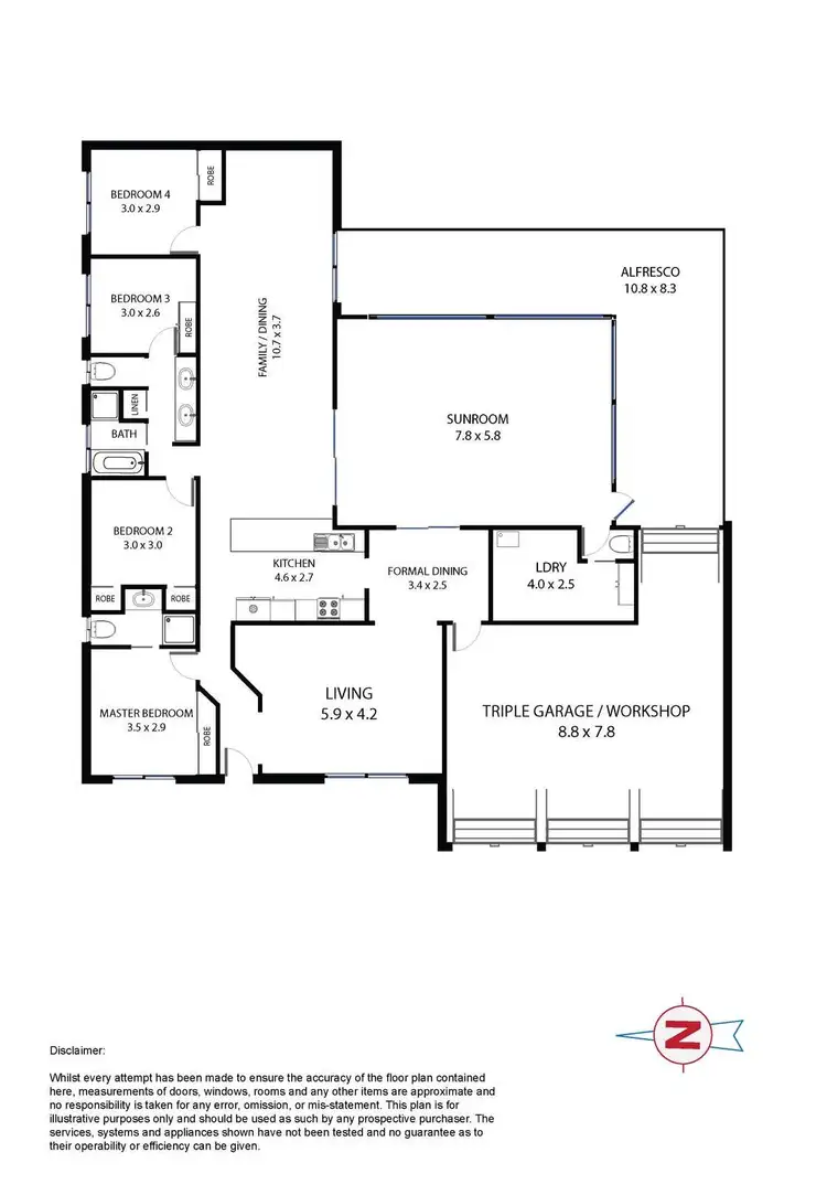 Floorplan of Homely house listing, 157A Targo Road, Girraween NSW 2145