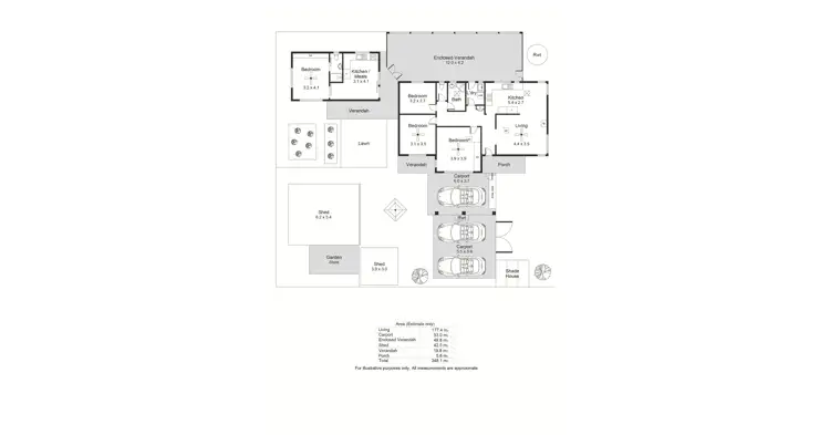 Floorplan of Homely house listing, 18 Brodie Road, Reynella SA 5161