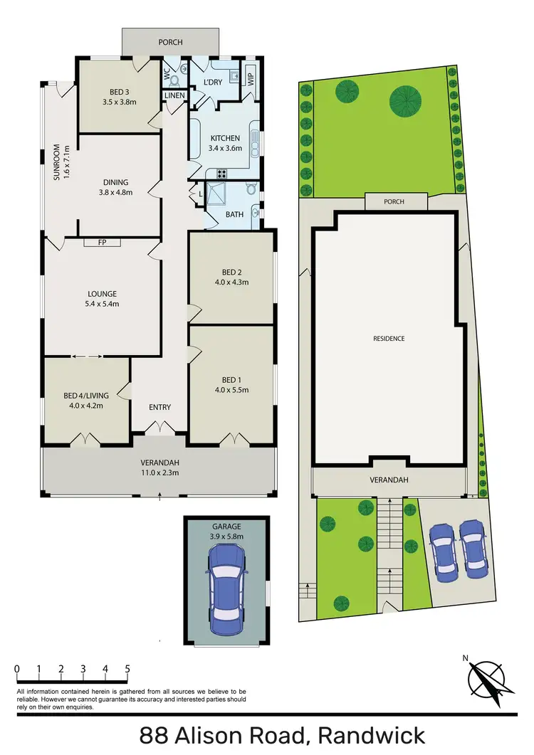 Floorplan of Homely house listing, 88 Alison Road, Randwick NSW 2031