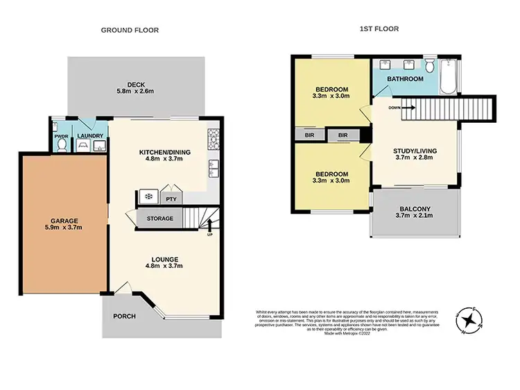 Floorplan of Homely townhouse listing, 3/22 Eulinga Road, Clarinda VIC 3169