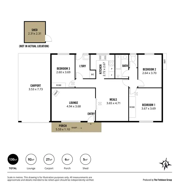 Floorplan of Homely house listing, 19 Flinders Crescent, Hackham SA 5163