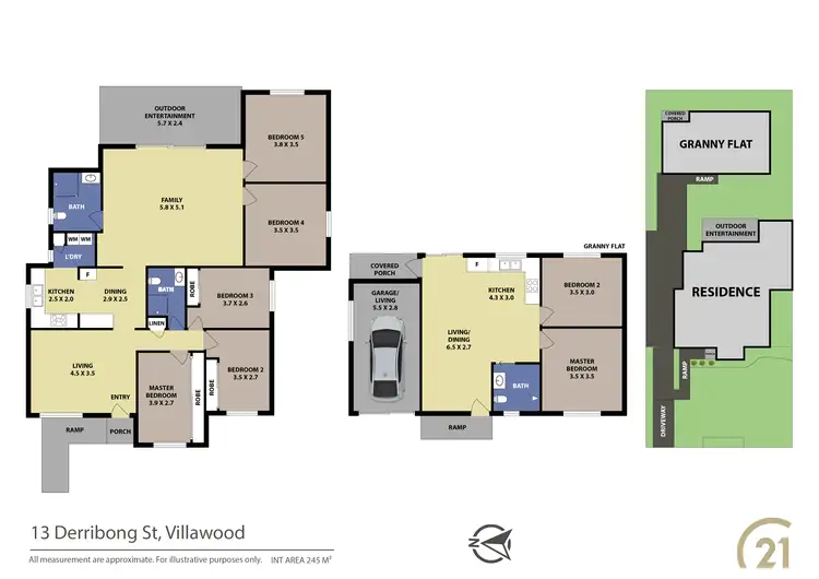 Floorplan of Homely house listing, 13 Derribong Street, Villawood NSW 2163