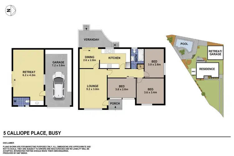 Floorplan of Homely house listing, 5 Calliope Place, Busby NSW 2168