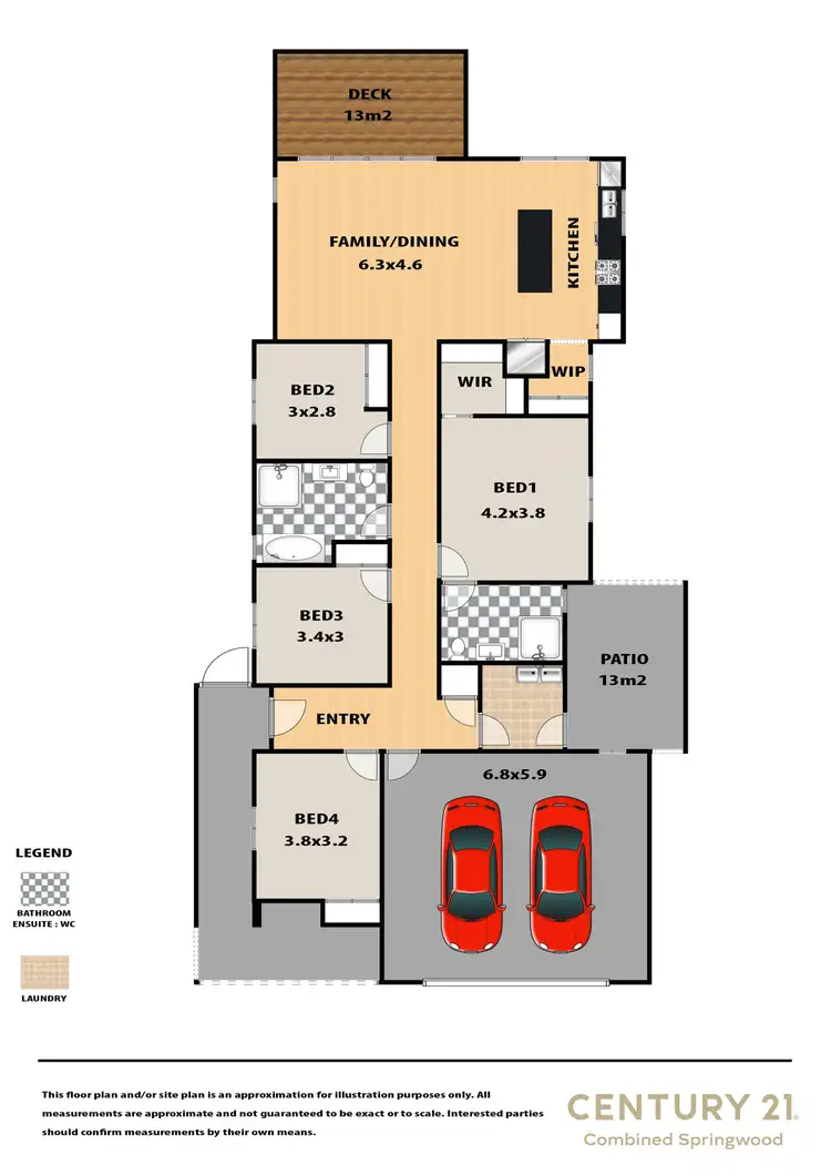 Floorplan of Homely house listing, 19 Rosedale Avenue, Hazelbrook NSW 2779