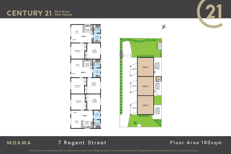 Floorplan of Homely unit listing, 7 Regent Street, Moama NSW 2731