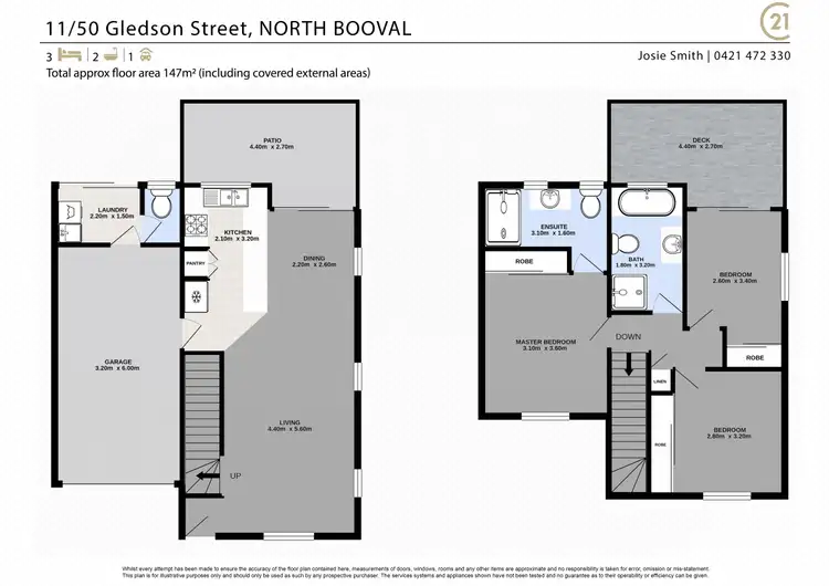 Floorplan of Homely townhouse listing, 11/50 Gledson Street, North Booval QLD 4304