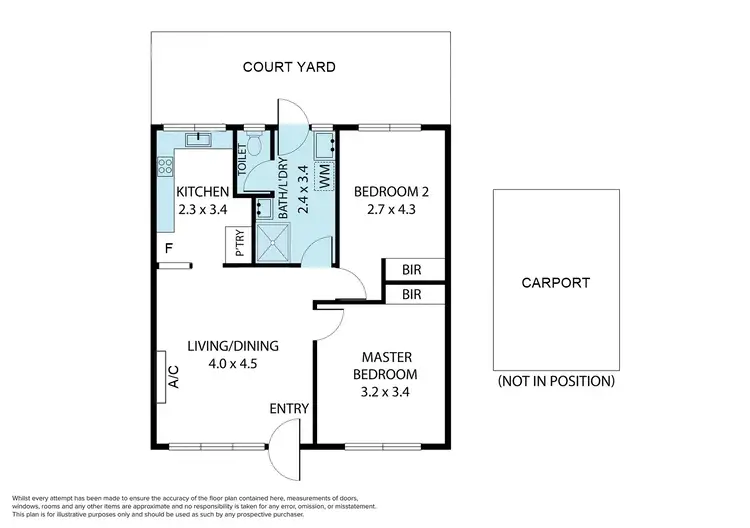 Floorplan of Homely unit listing, 3/23-25 Olive Grove, Mentone VIC 3194