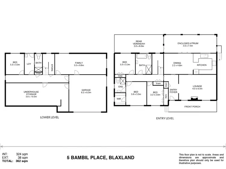 Floorplan of Homely house listing, 5 Bambil Place, Blaxland NSW 2774