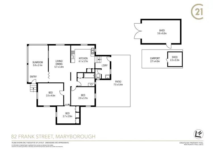 Floorplan of Homely house listing, 82 Frank Street, Maryborough QLD 4650