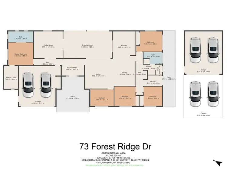 Floorplan of Homely rural property listing, 73 Forest Ridge Drive, Tamaree QLD 4570