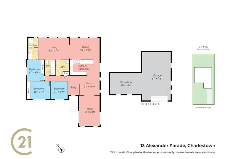 Floorplan of Homely house listing, 13 Alexander Parade, Charlestown NSW 2290
