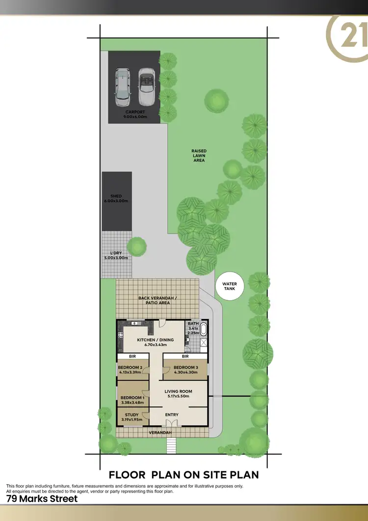 Floorplan of Homely house listing, 79 Marks Street, Broken Hill NSW 2880