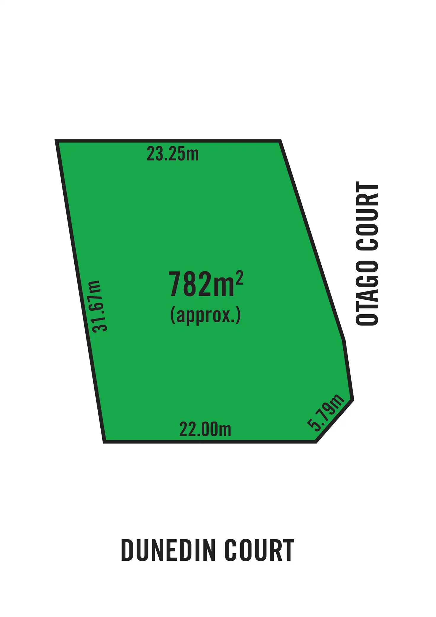 Floorplan of Homely land listing, 2 Dunedin Court, Noarlunga Downs SA 5168