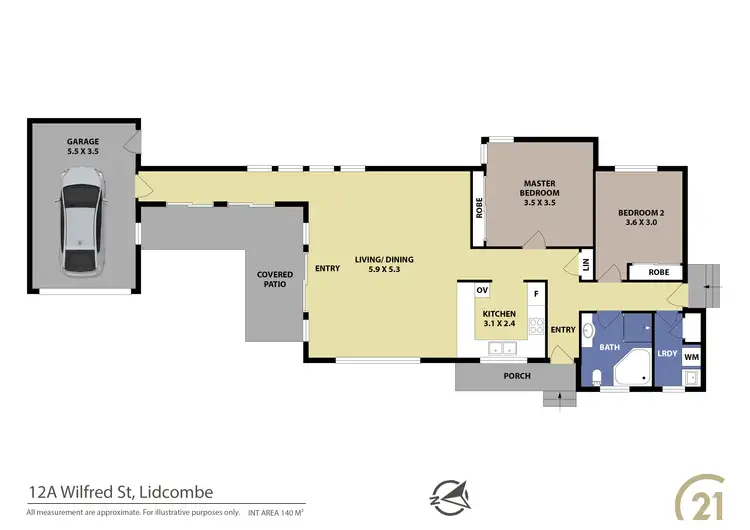 Floorplan of Homely house listing, 12a Wilfred Street, Lidcombe NSW 2141