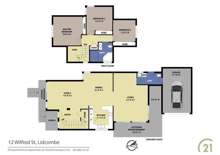 Floorplan of Homely house listing, 12 Wilfred Street, Lidcombe NSW 2141