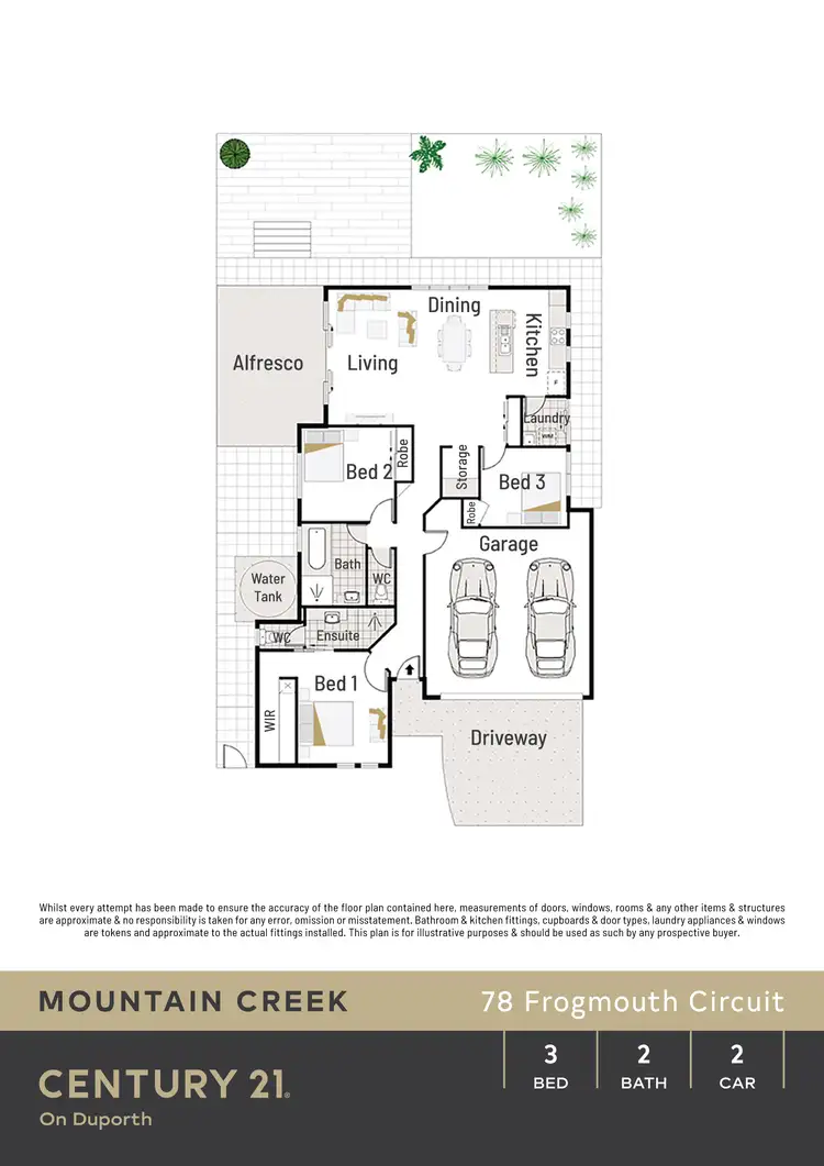 Floorplan of Homely house listing, 78 Frogmouth Circuit, Mountain Creek QLD 4557