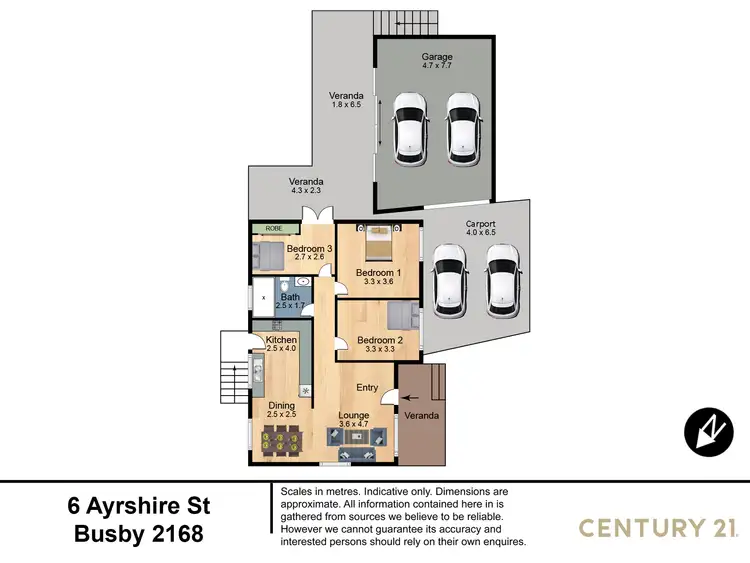 Floorplan of Homely house listing, 6 Ayrshire Street, Busby NSW 2168