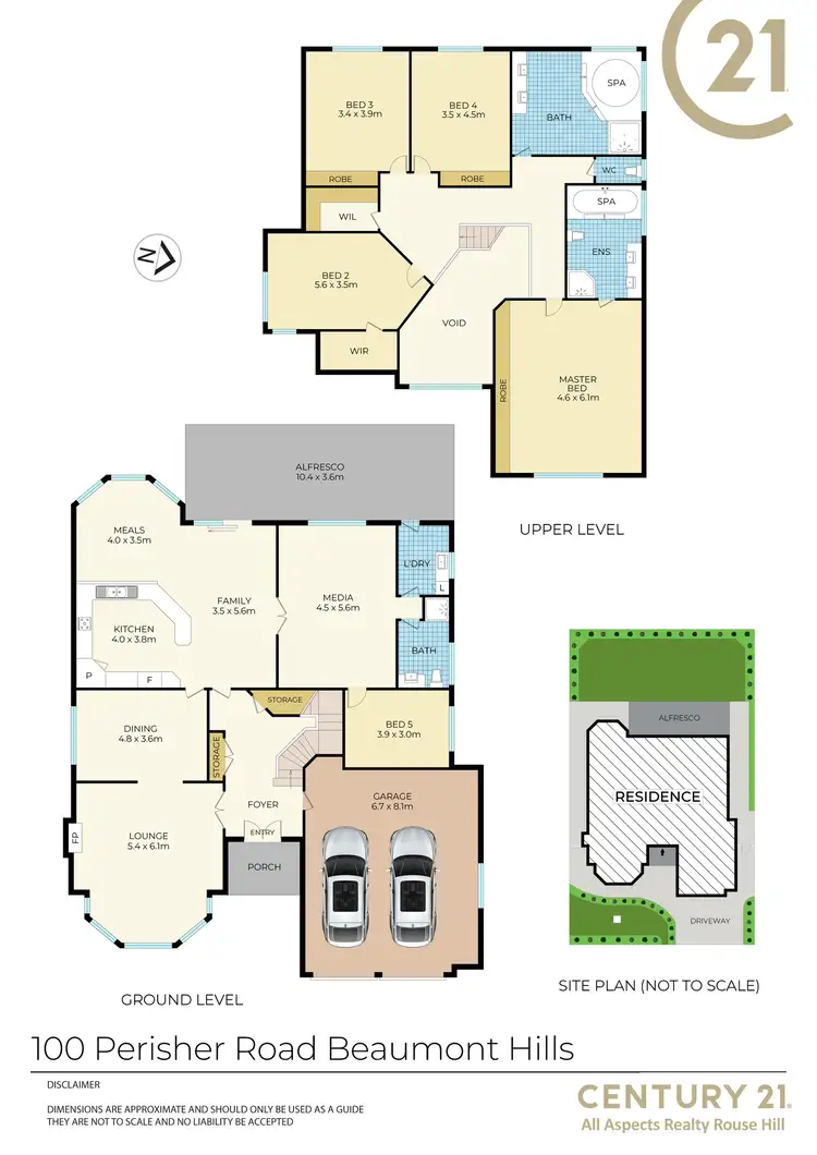 Floorplan of Homely house listing, 100 Perisher Road, Beaumont Hills NSW 2155