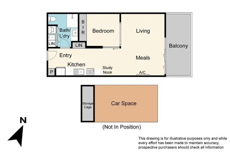 Floorplan of Homely apartment listing, 209/59 Autumn Terrace, Clayton South VIC 3169