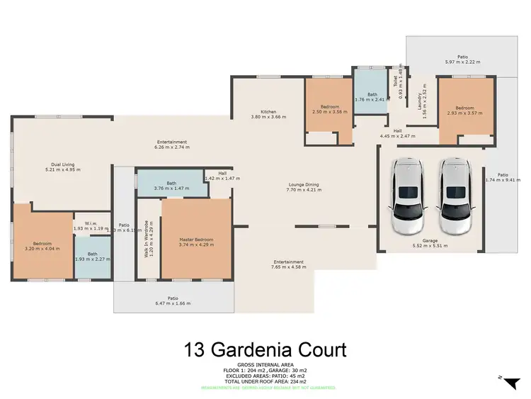 Floorplan of Homely house listing, 13 Gardenia Court, Southside QLD 4570