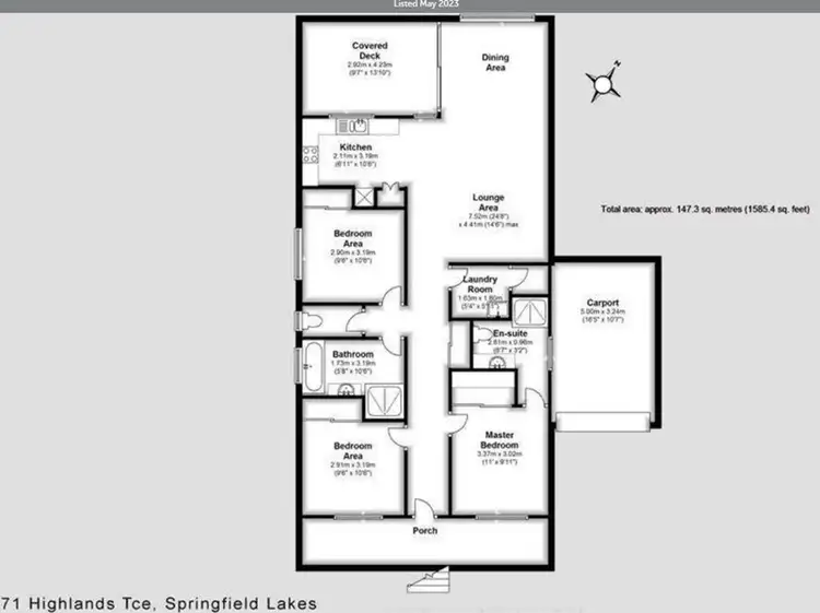 Floorplan of Homely house listing, 71 Highlands Terrace, Springfield Lakes QLD 4300