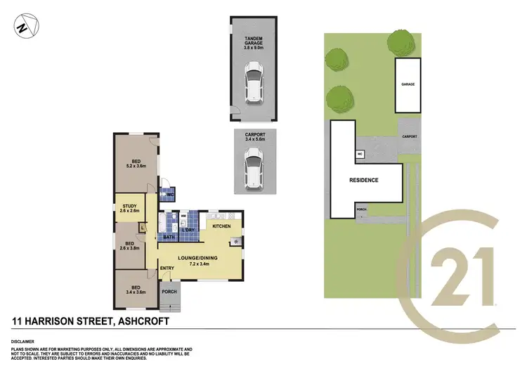 Floorplan of Homely house listing, 11 Harrison Street, Ashcroft NSW 2168