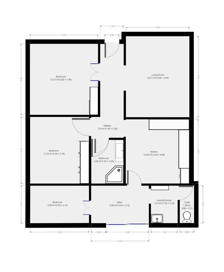 Floorplan of Homely house listing, 16 Stoddart Street, Port Augusta SA 5700