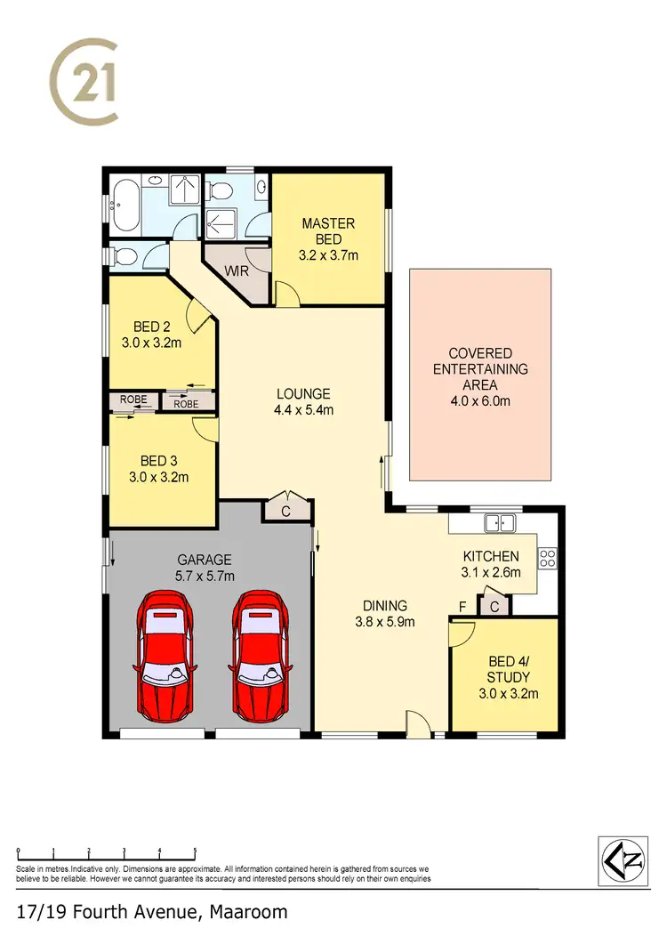 Floorplan of Homely house listing, 17-19 Fourth Avenue, Maaroom QLD 4650