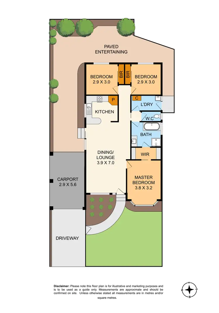 Floorplan of Homely unit listing, 1/12 Flora Road, Clayton VIC 3168