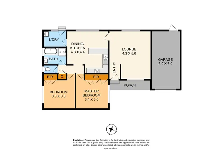Floorplan of Homely unit listing, 3/2-6 Belgrave-Hallam Road, Hallam VIC 3803