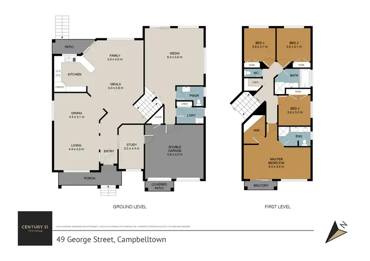 Floorplan of Homely house listing, 49 George Street, Campbelltown NSW 2560