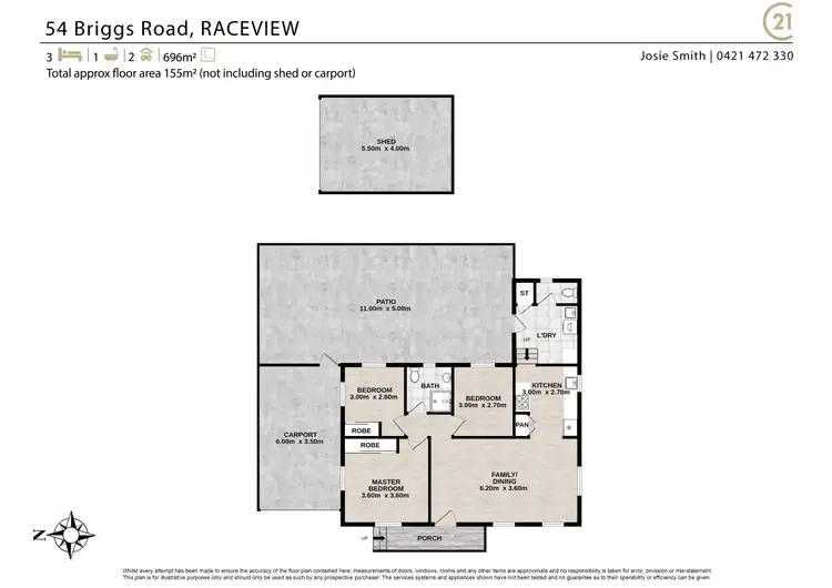 Floorplan of Homely house listing, 54 Briggs Road, Raceview QLD 4305