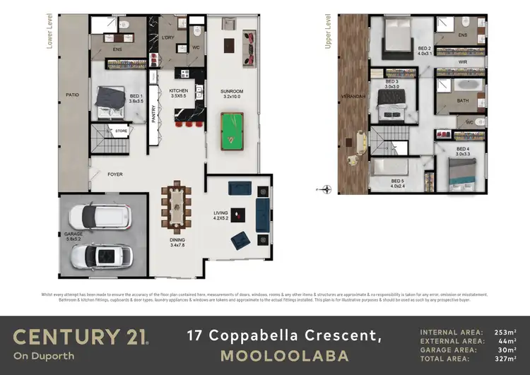 Floorplan of Homely house listing, 17 Coppabella Crescent, Mooloolaba QLD 4557