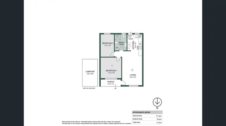 Floorplan of Homely apartment listing, 3/25 Clifton Street, Camden Park SA 5038