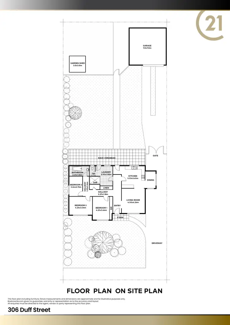 Floorplan of Homely house listing, 306 Duff Street, Broken Hill NSW 2880