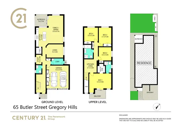 Floorplan of Homely house listing, 65 Butler Street, Gregory Hills NSW 2557