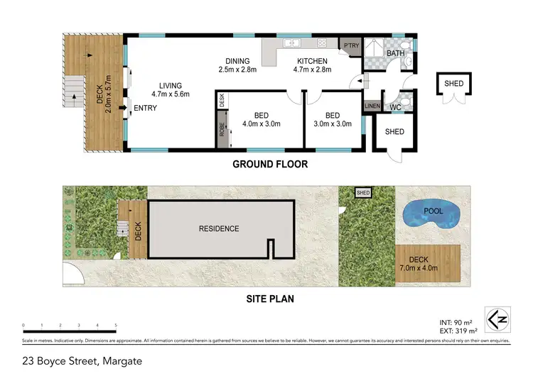 Floorplan of Homely house listing, 23 Boyce Street, Margate QLD 4019