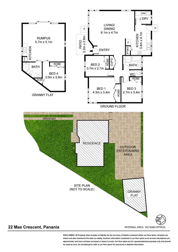 Floorplan of Homely house listing, 22 Mae Crescent, Panania NSW 2213