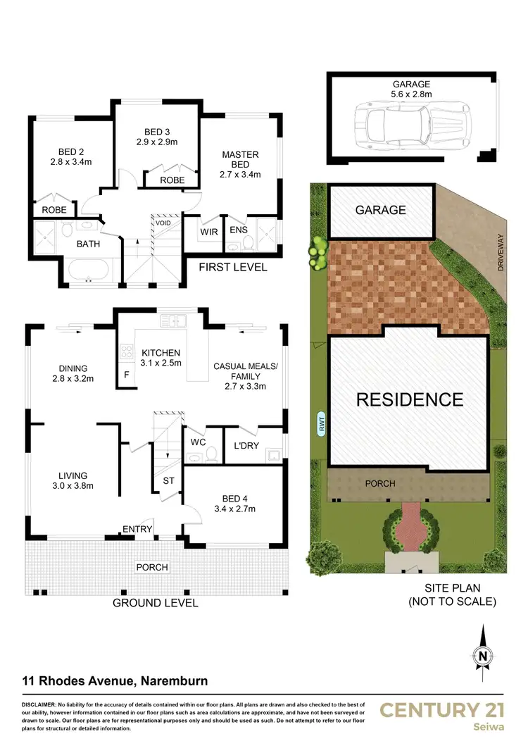 Floorplan of Homely house listing, 11 Rhodes Avenue, Naremburn NSW 2065